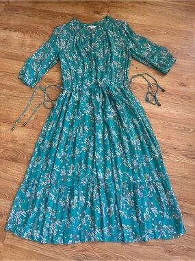 UK NEXT Brand Floral Dress Size 8 Side Ties